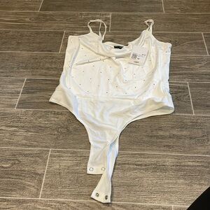 Forever 21 rhinestone bodysuit